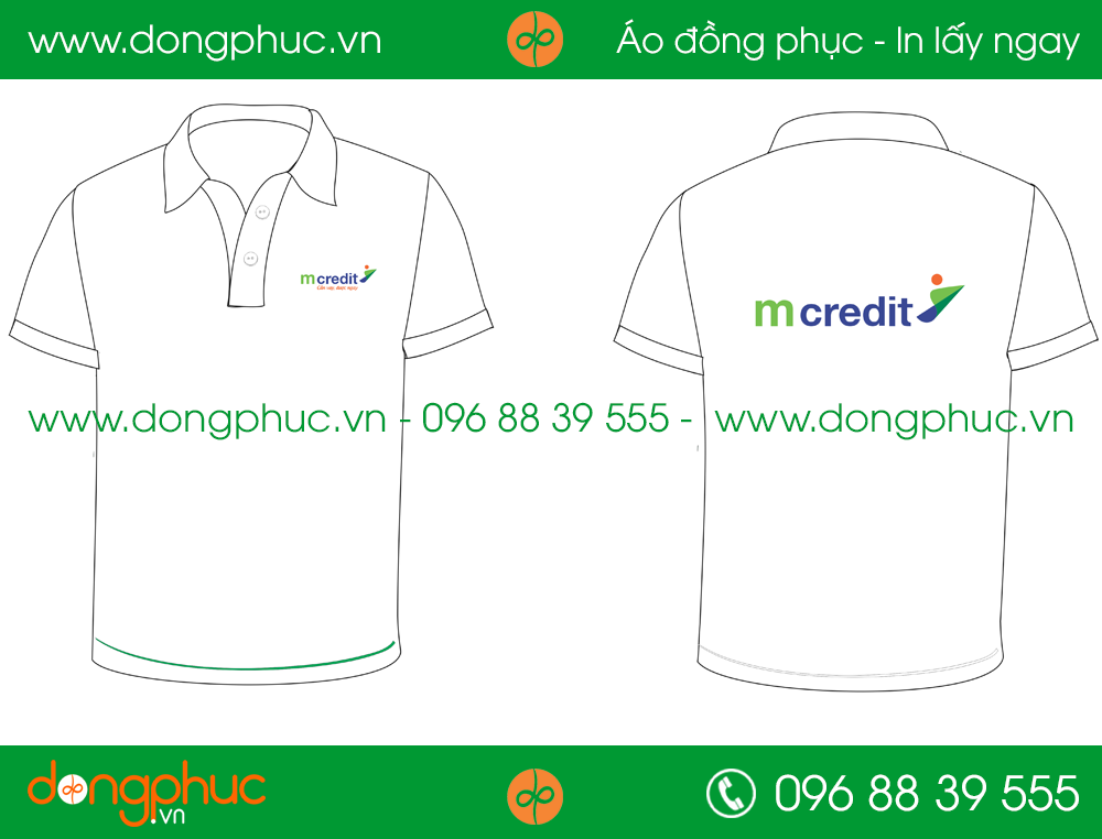 Áo phông đồng phục công ty MCREDIT